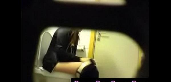  Chubby amateur teen toilet pussy ass hidden spy cam voyeur - QueenPornCams.com